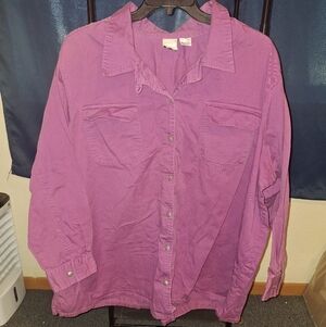 Roaman's Lavender Cotton Shirt